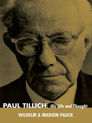 cover image of Paul Tillich